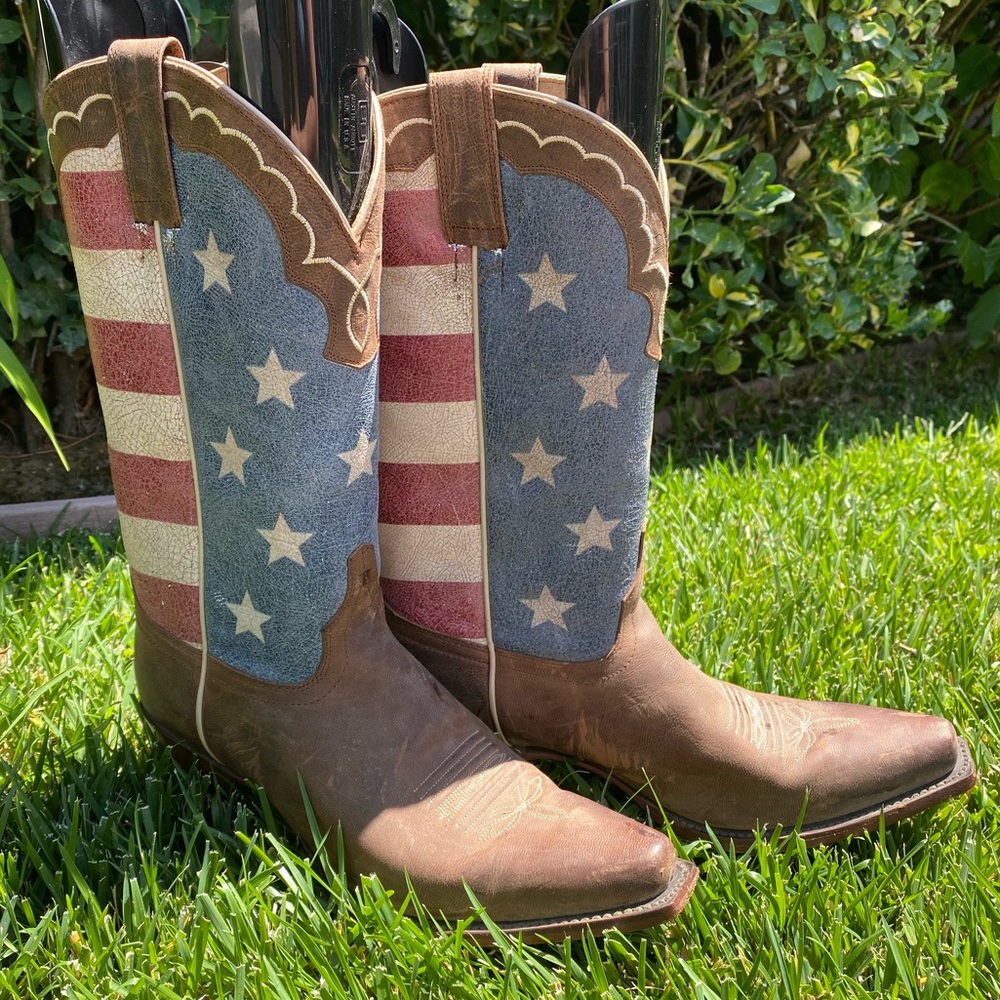 Shyanne American Flag Cowboy Boots